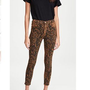 J BRAND leopard print jeans size 27